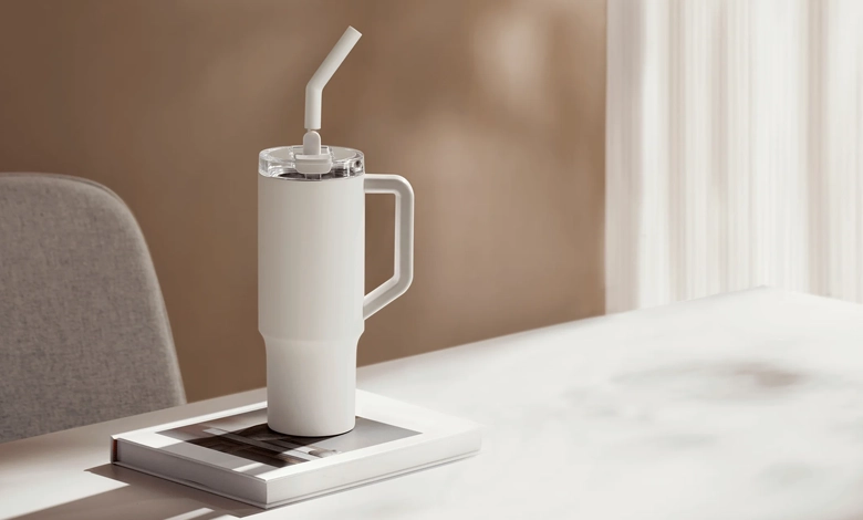 تراول ماگ و فلاسک ۱ لیتری شیائومی مدل Straw Mug Stainless Steel